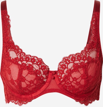 raudona Hunkemöller Klasikinis Liemenėlė: priekis