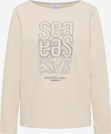 CECIL Shirt in Beige: front
