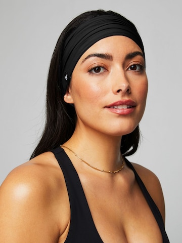 Fabletics Stirnband 'THE LIVE-IN HEADBAND' in Schwarz: Vorderseite