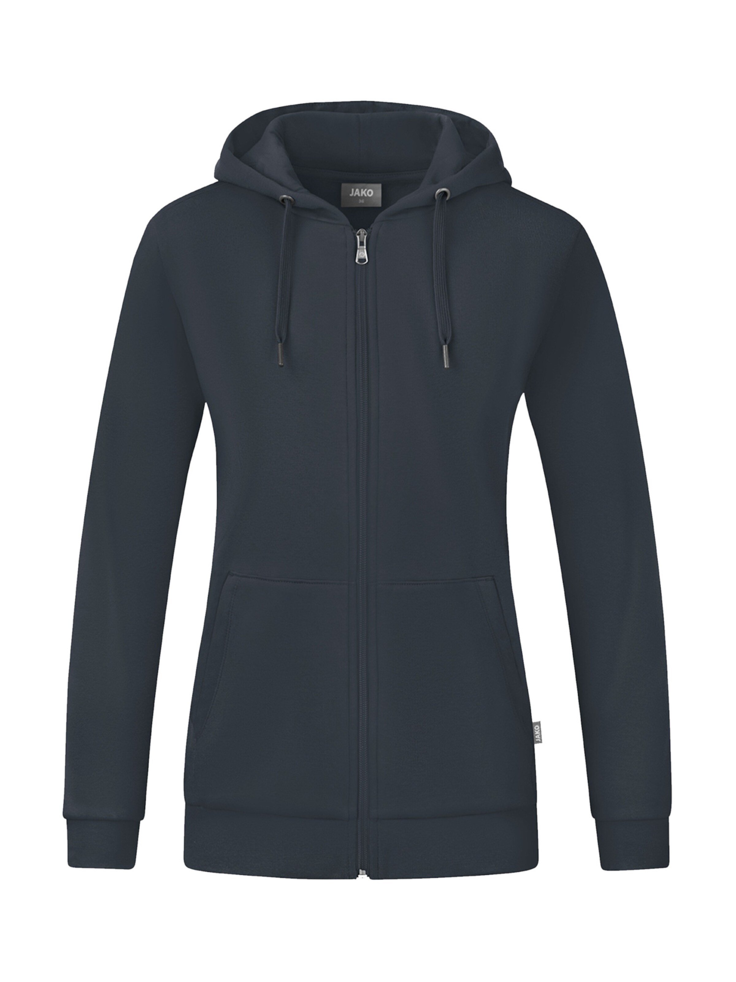 JAKO Sportsweatjacke in Grau: Vorderseite