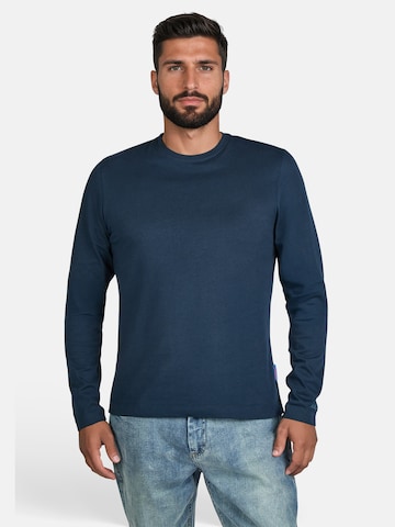 salzhaut Shirt 'Ebb' in Blauw: voorkant