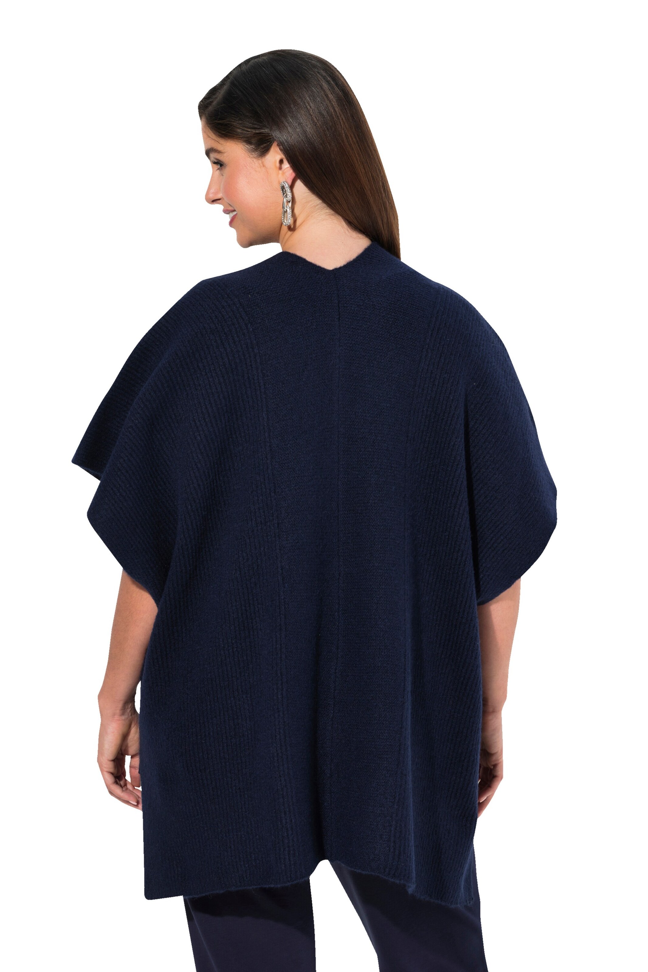 Ulla Popken Strickjacke in Blau