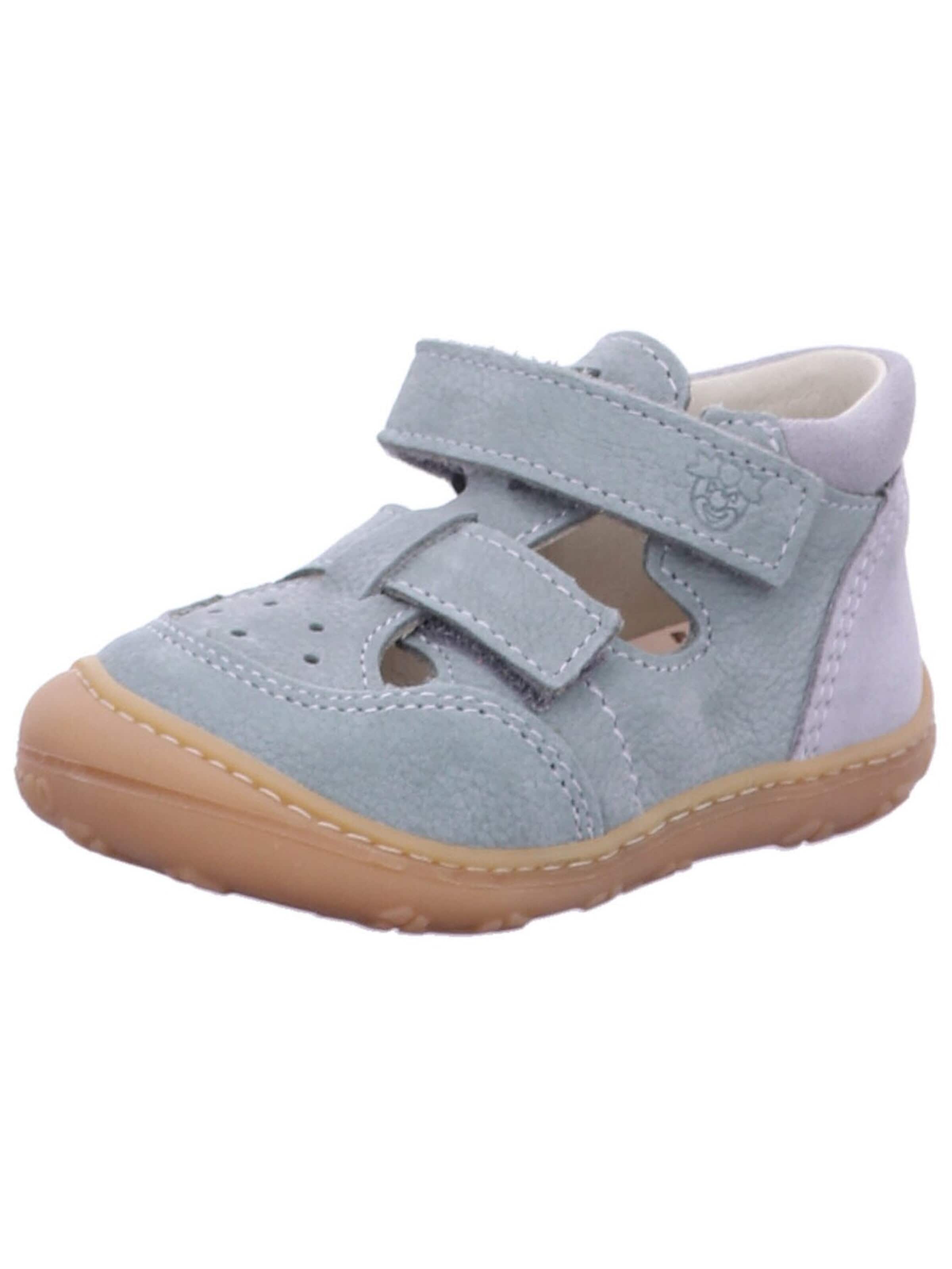 PEPINO by RICOSTA Sneaker 'Sandale Jungen 50 1201702 110 Echtleder in blau'‌‌‌‌‌‌‌‌ in Grau: Vorderseite