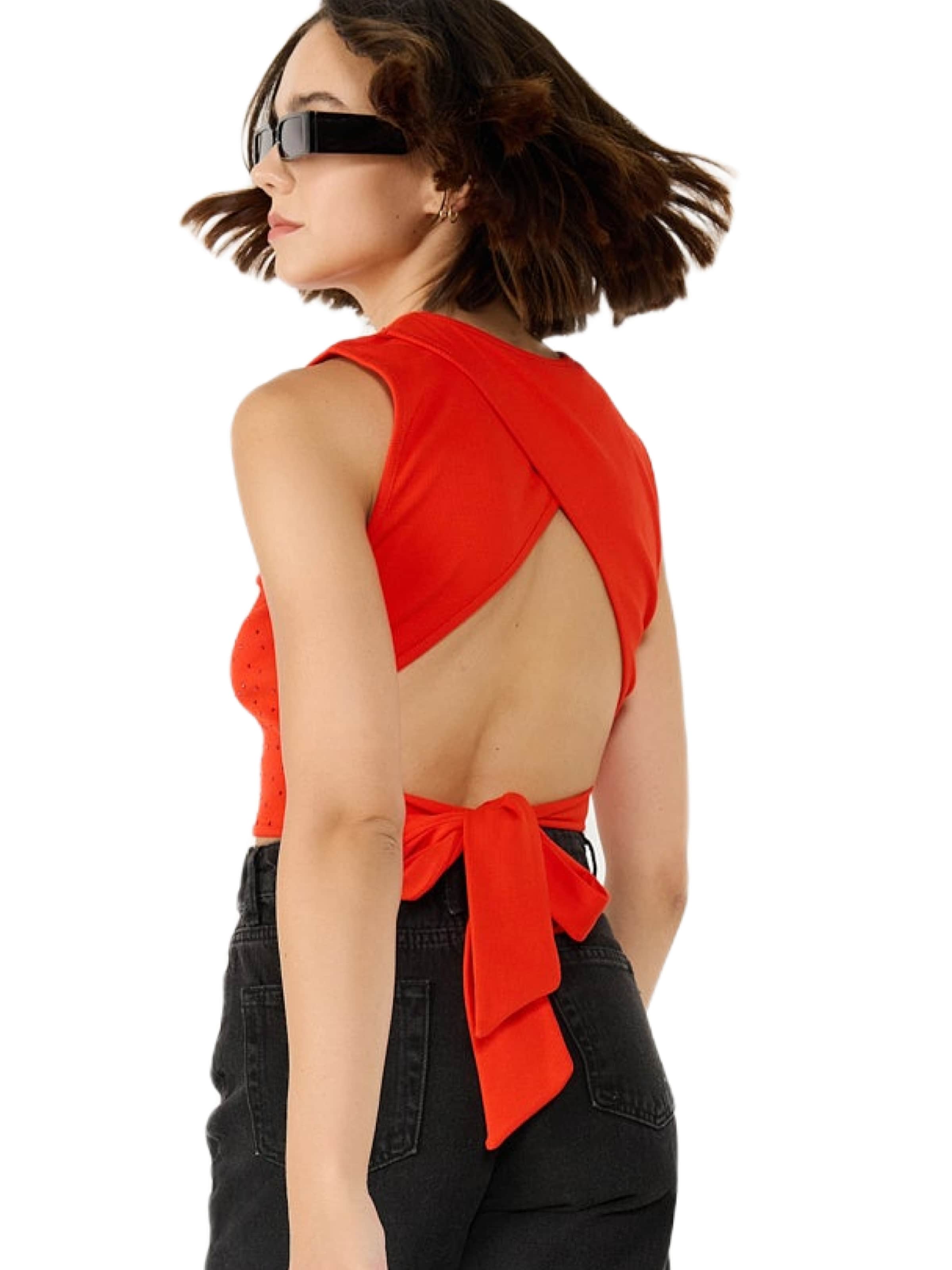 No Matter What Top in Red