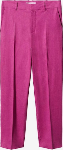 MANGO Normalny krój Spodnie w kant 'Boreli' w kolorze fioletowy: przód