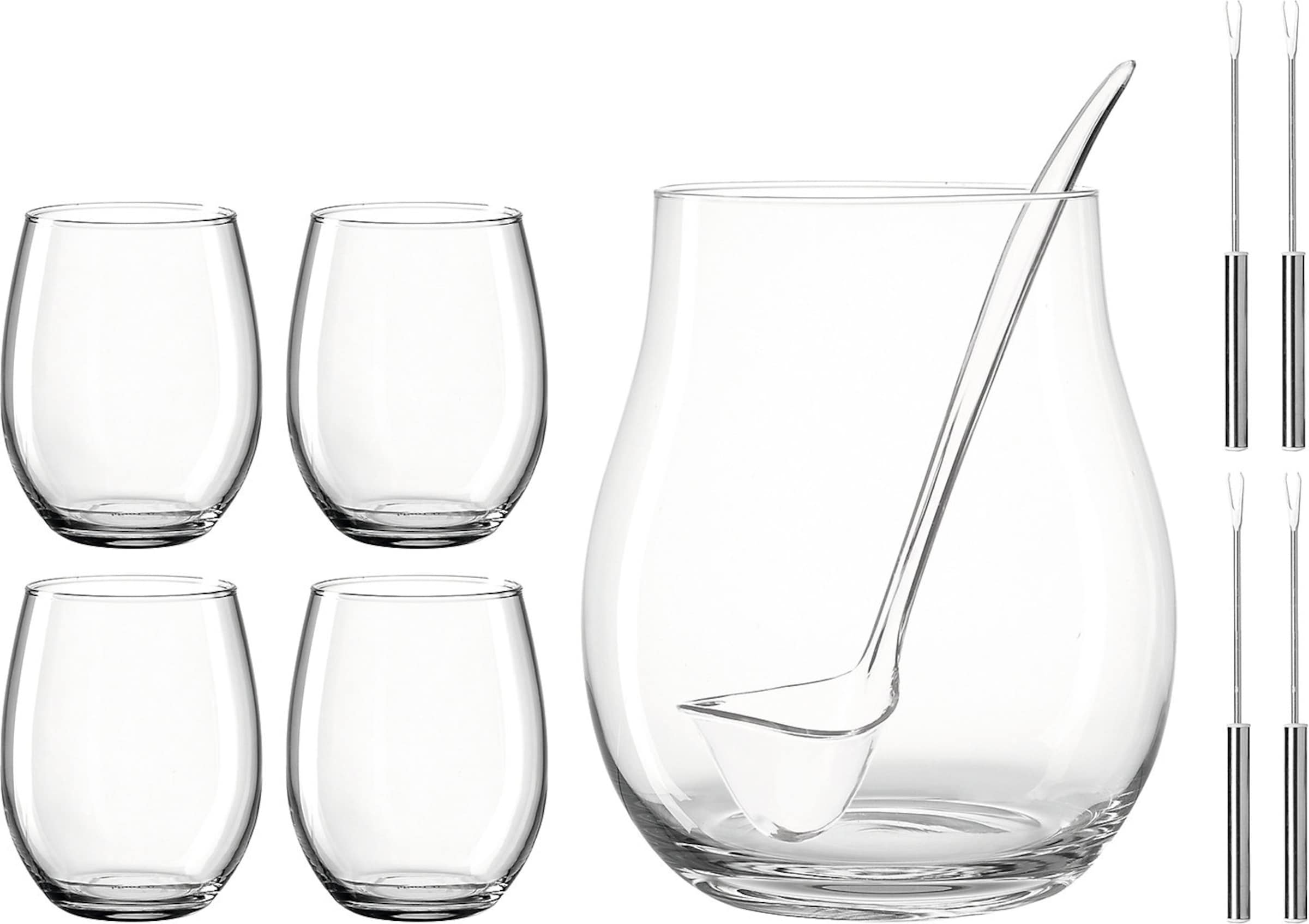 Männer Wohn-Accessoires LEONARDO Bowle Set 'Limited Edition' 5l in Transparent - UW84719 Männer Wohn-Accessoires LEONARDO Bowle Set 'Limited Edition' 5l in Transparent - UW84719