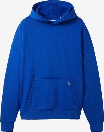 TOM TAILOR DENIM Sweatshirt in Blue: front