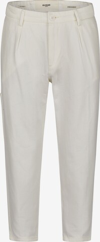 Regular Pantalon à pince 'Q6' Goldgarn en blanc : devant