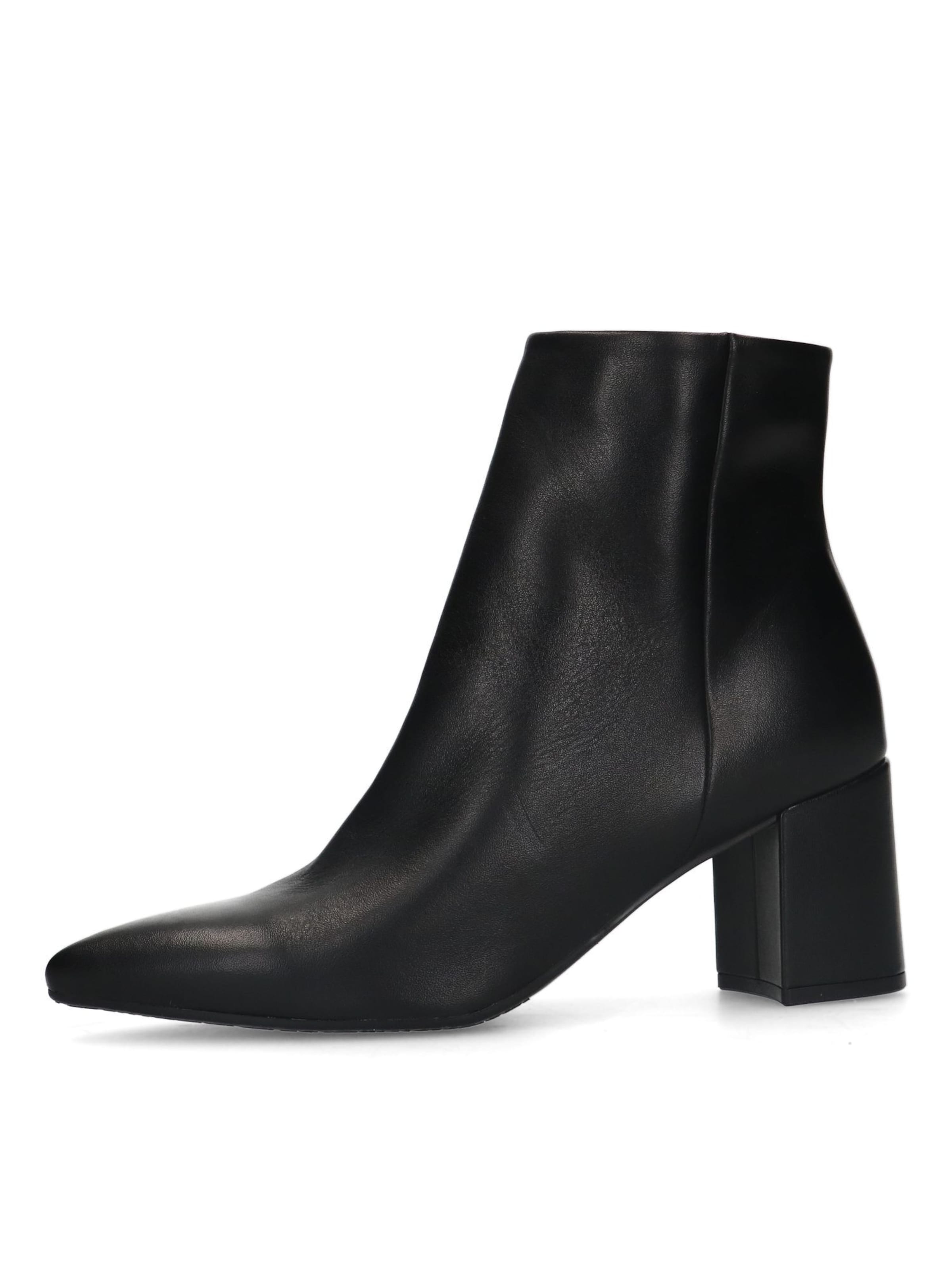 MANFIELD Stiefelette in Schwarz: Vorderseite