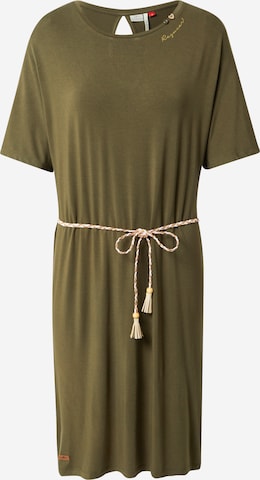 Ragwear Καλοκαιρινό φόρεμα 'Kass' σε πράσινο: μπροστά