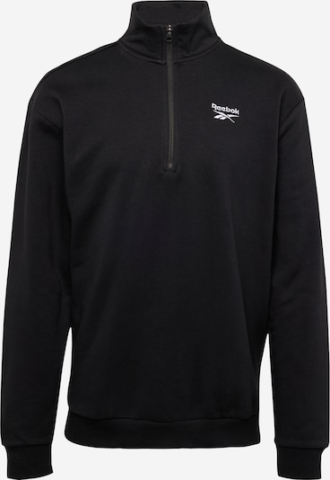 Reebok Sportsweatshirt 'IDENTITY' in schwarz / weiß, Produktansicht
