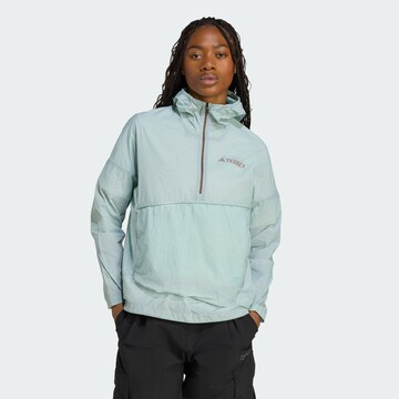 ADIDAS TERREX Outdoorjas 'Xploric' in Blauw: voorkant