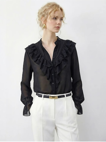 Camicia da donna di Bianco Lucci in nero
