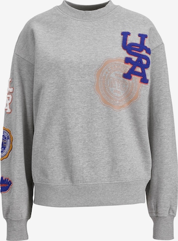 JJXX Sweatshirt in Grey: front