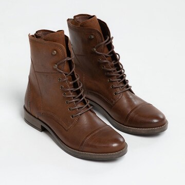 MANFIELD Schnürstiefel in Braun