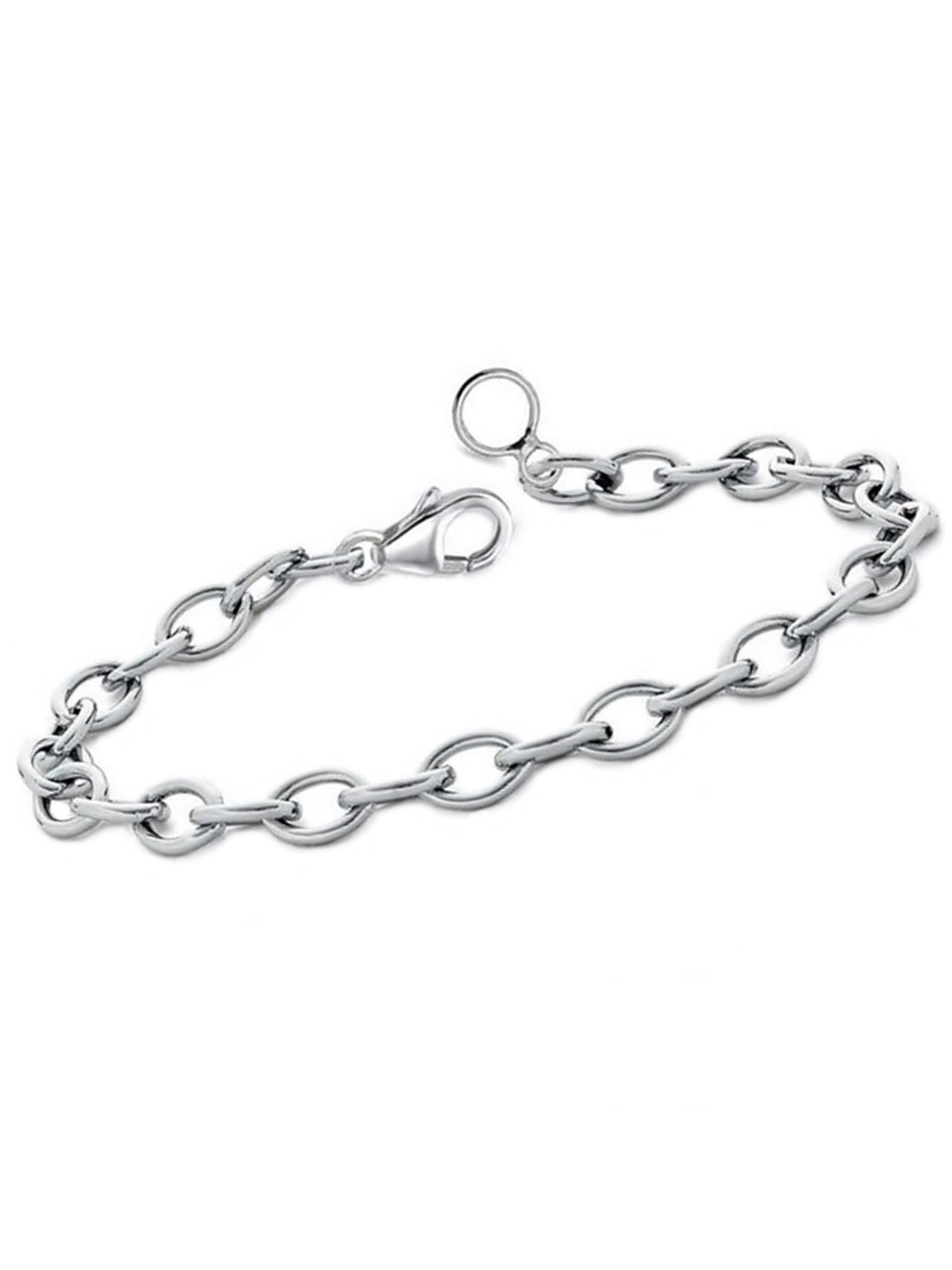 Goldene Hufeisen Armband 'Bettelarmband'‌‌‌‌ in silber, Produktansicht