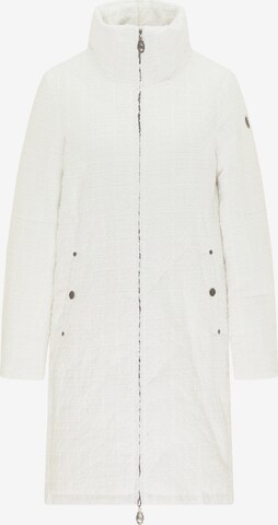 DreiMaster Vintage Between-Seasons Coat in White: front