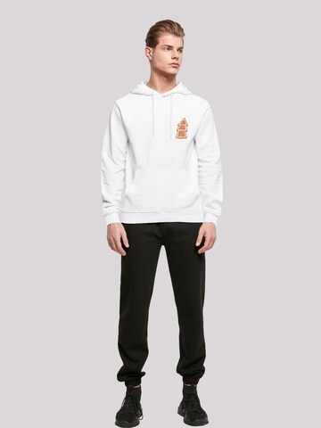 F4NT4STIC Sweatshirt 'Gingerbread Lebkuchen Tree' in White