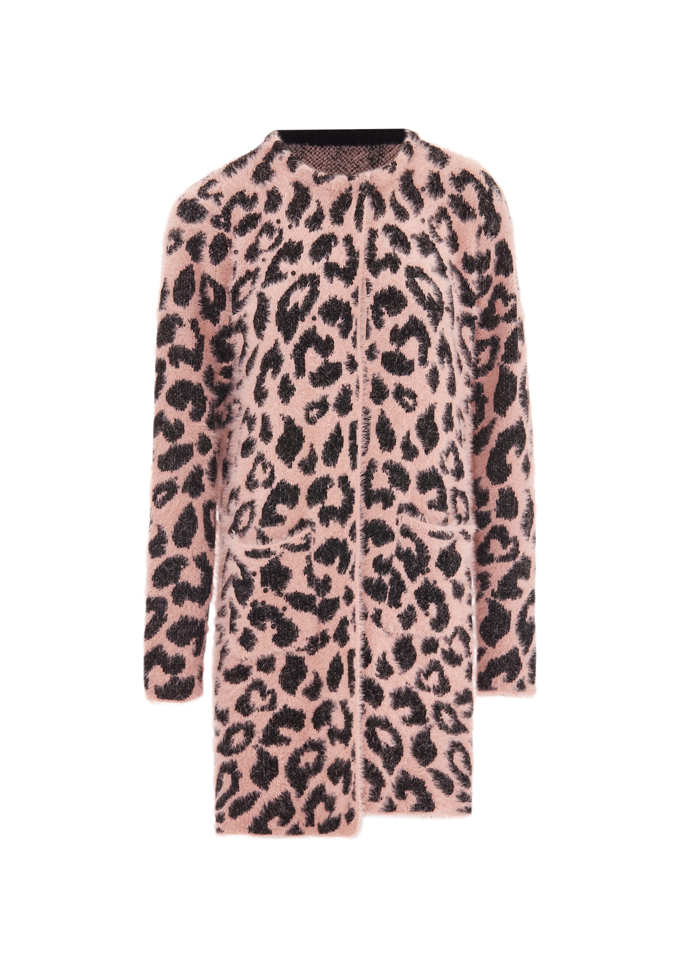 rožinė faina Kardiganas: priekis