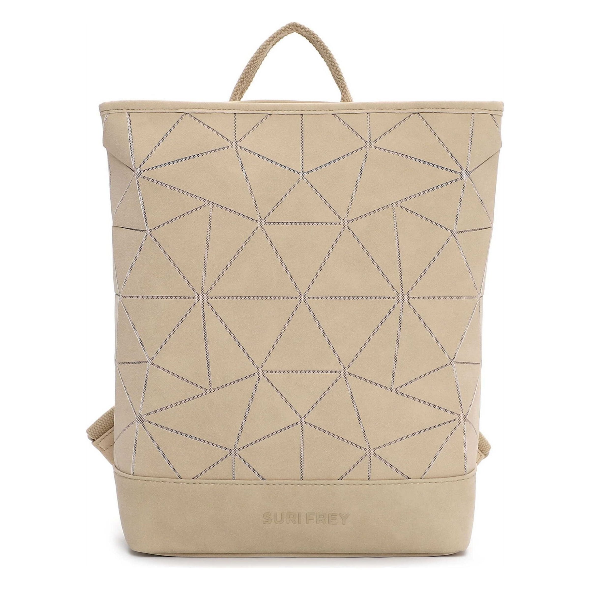 Sac à dos Suri Frey en beige : devant