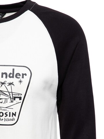 King Kerosin Shirt 'The Islander'‌‌‌‌‌‌‌‌‌ in Weiß