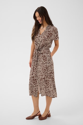 SAINT TROPEZ Jurk 'Vega' in Bruin