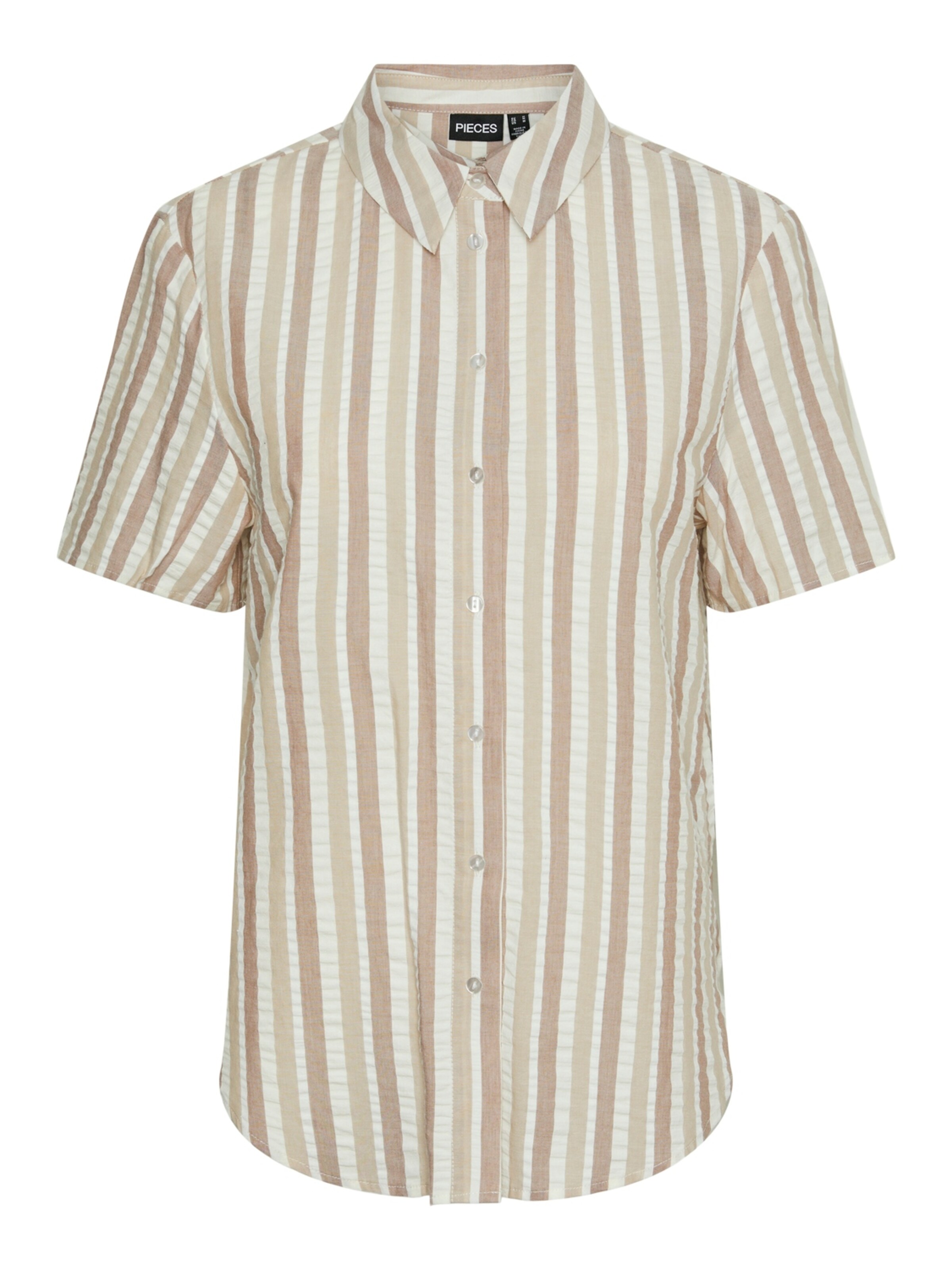 Bluză 'PCAitlyn' de la PIECES pe bej: față