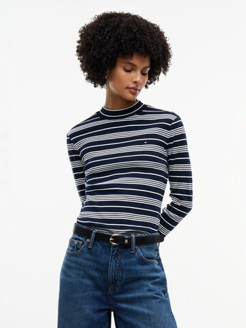 TOMMY HILFIGER - Camisa em azul: frente