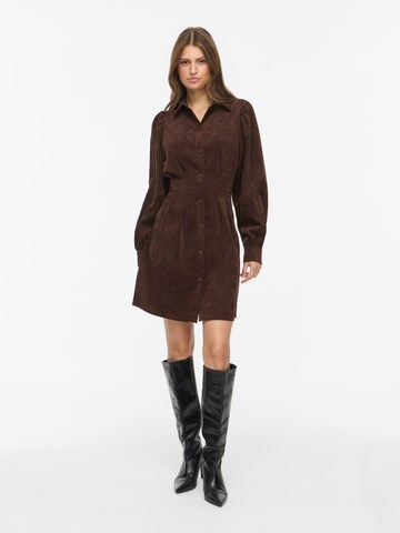 VILA Shirt dress 'VICORDU' in Brown