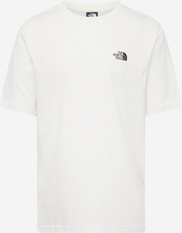 T-Shirt fonctionnel THE NORTH FACE en blanc : devant