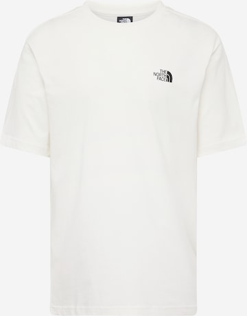 T-Shirt fonctionnel THE NORTH FACE en blanc : devant