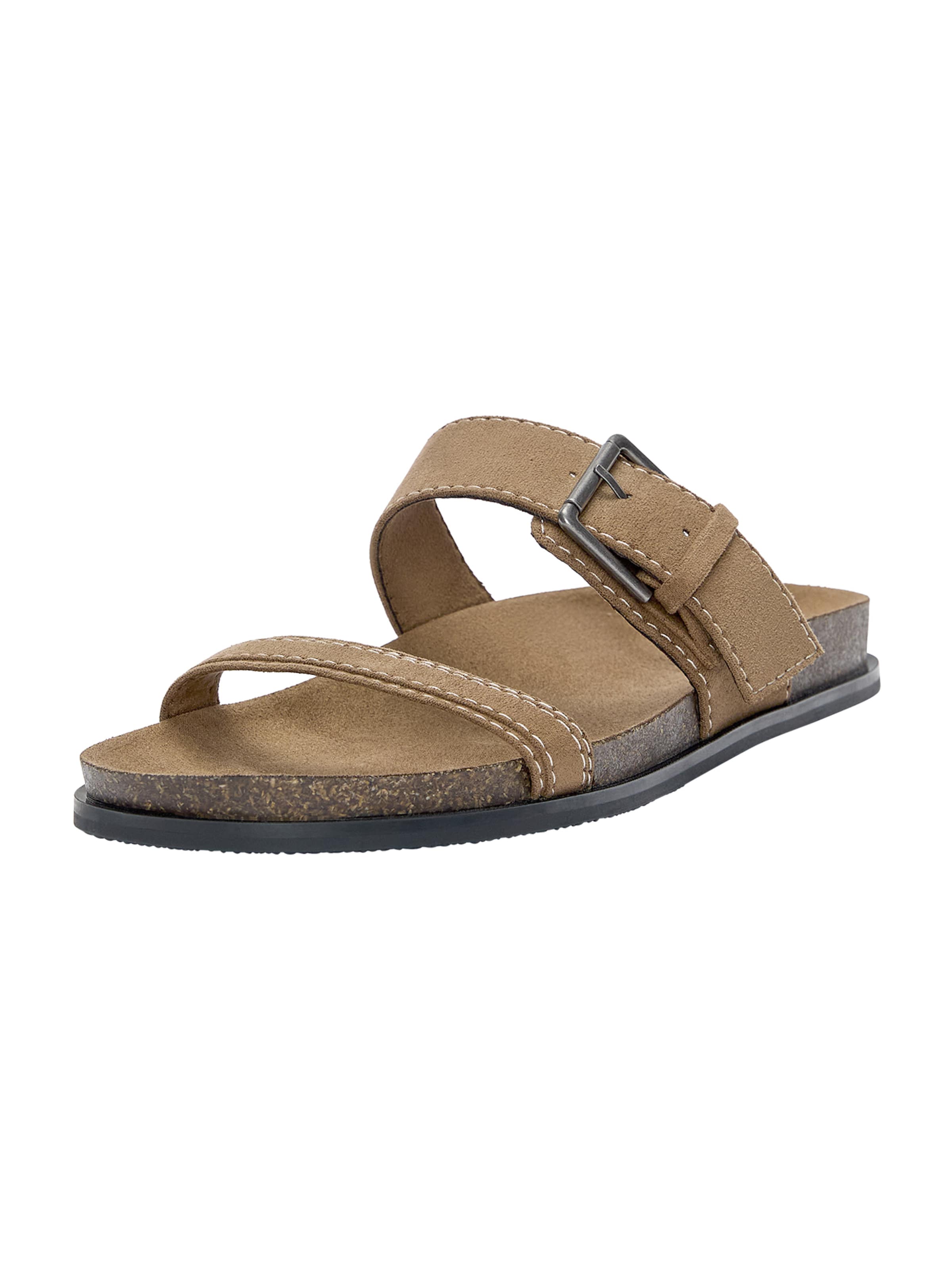 Pull&Bear Pantoletter i brun: forside