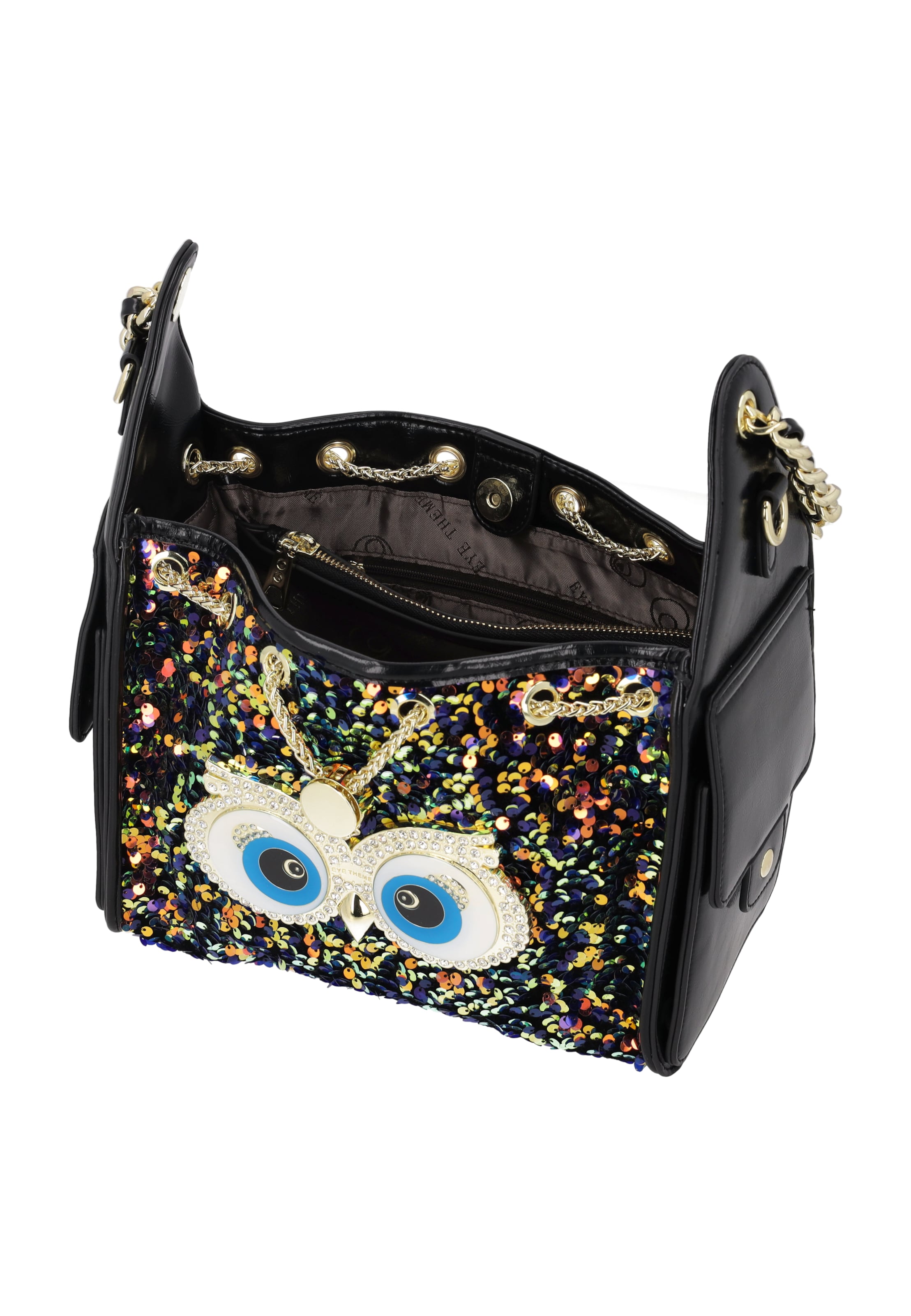 myMo Pop - Bolso de hombro 'Eye Theme' en negro