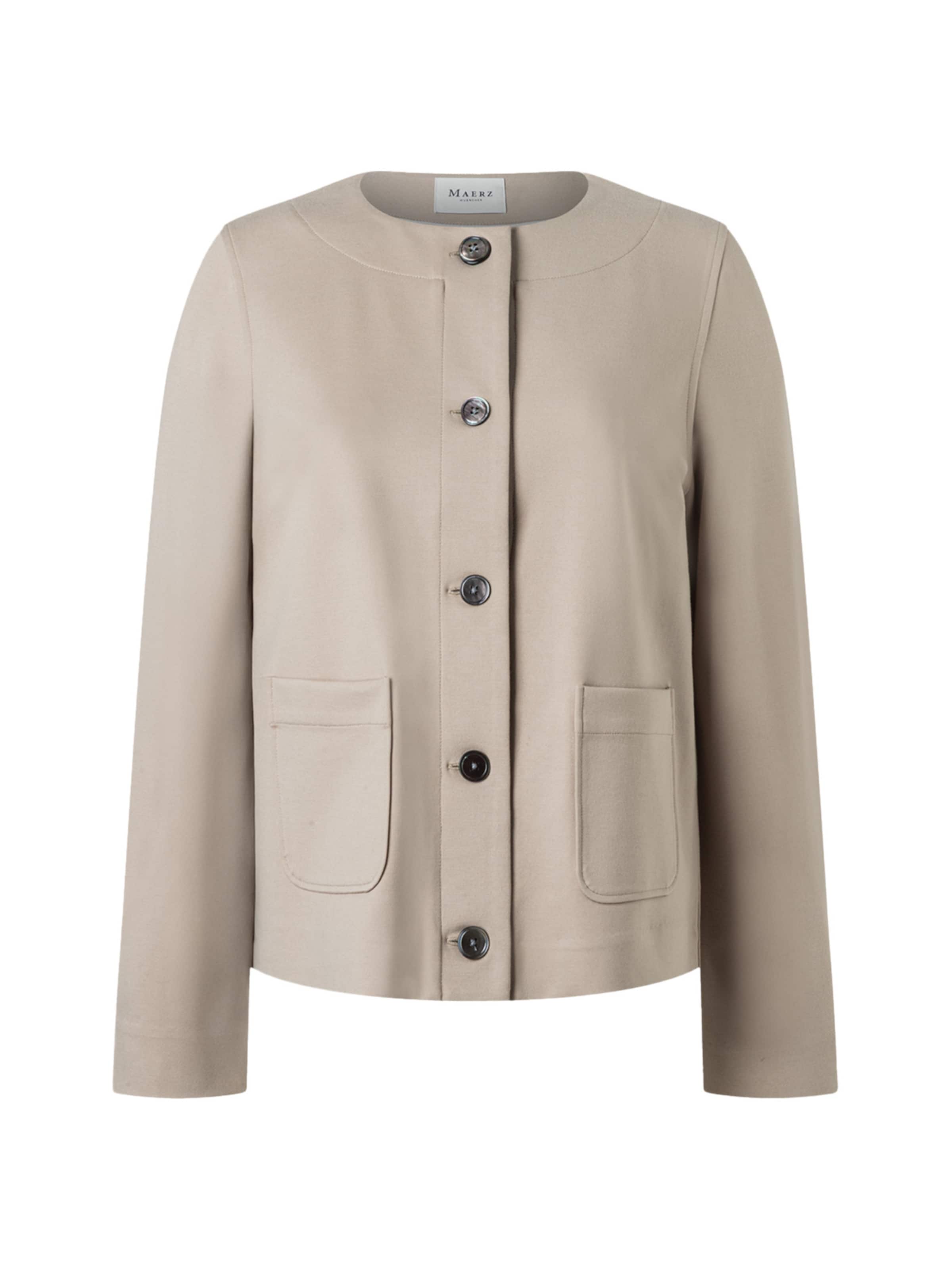 Cardigan ' 179100 ' MAERZ Muenchen en beige : devant