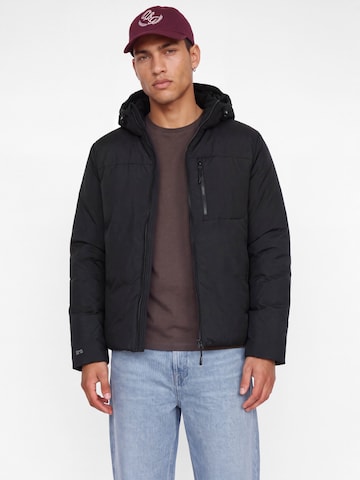 JACK & JONES Winter Jacket 'JCOLEGACY' in Black: front