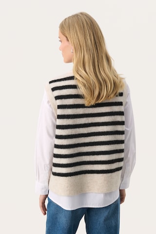 Part Two Strickweste 'Emmely' in Beige