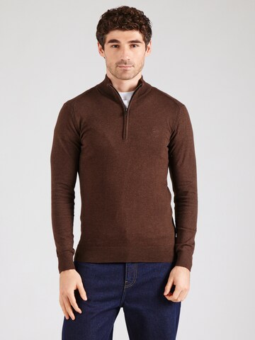 INDICODE JEANS Pullover 'Liliamos' in Braun: Vorderseite
