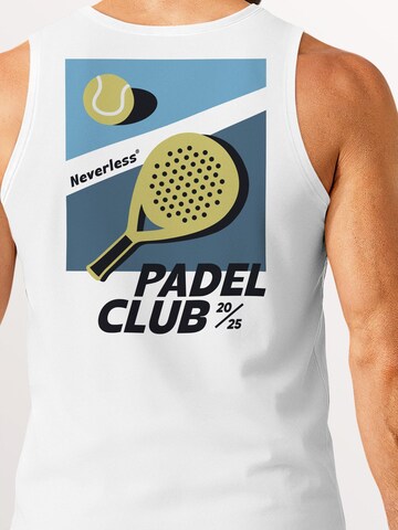 Neverless Shirt 'Padel Club' in White