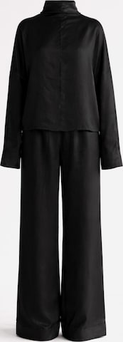 ZUBEK - Traje de pantalón en negro: frente