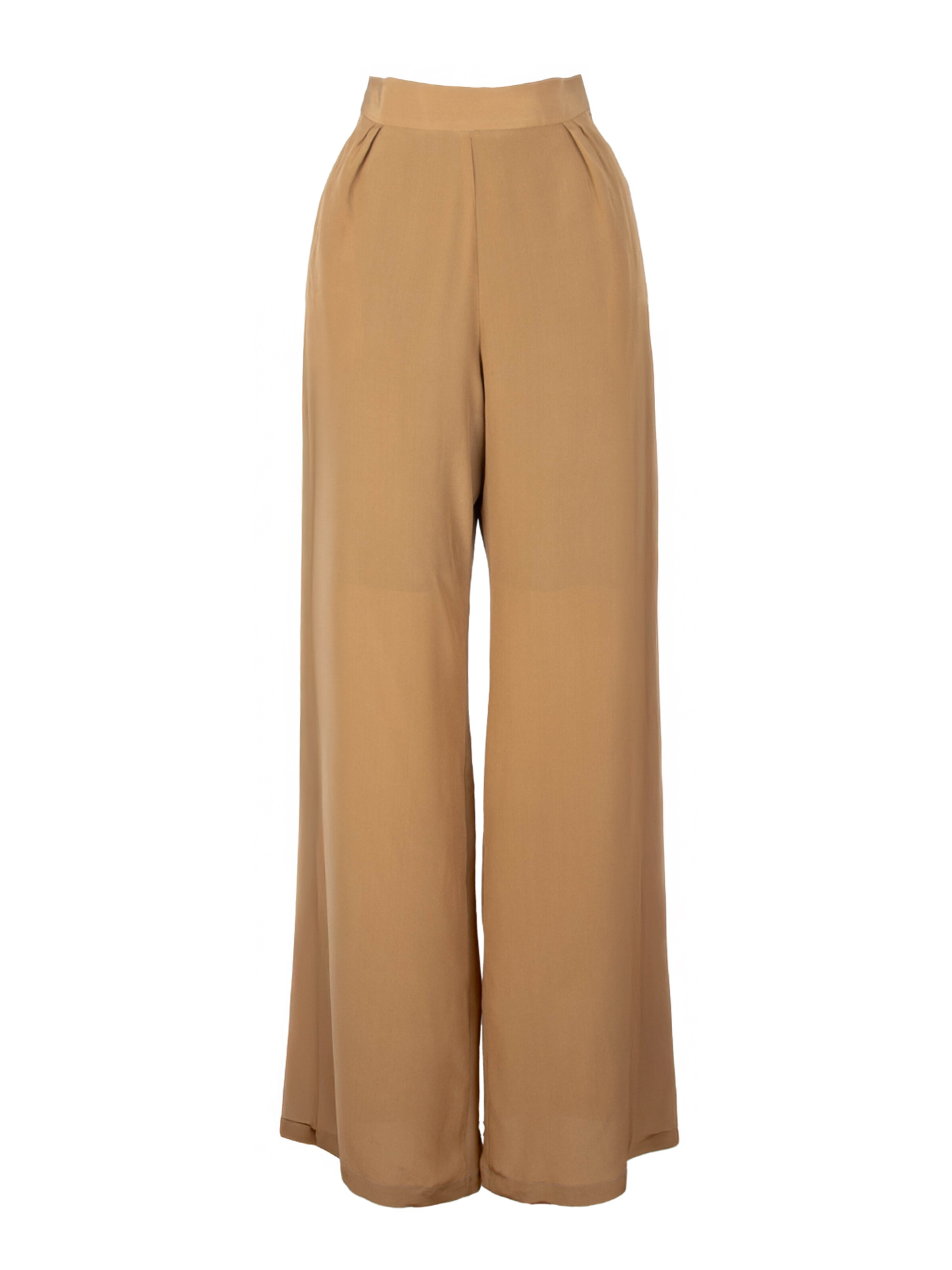 Rua & Rua Wide Leg Hose in Braun: Vorderseite