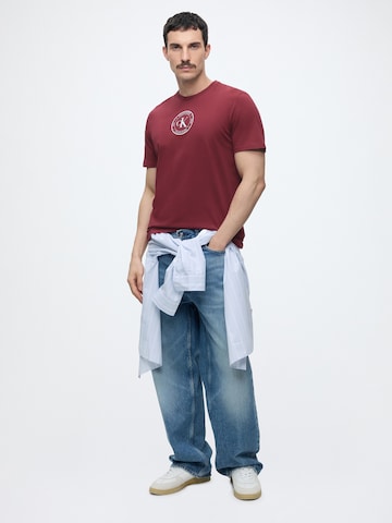 Calvin Klein Jeans T-Shirt in Rot