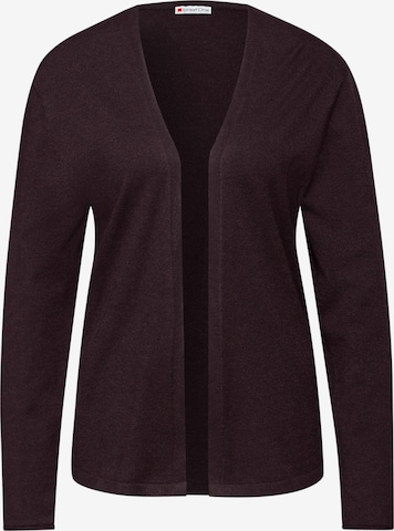STREET ONE Strickjacke in Rot: Vorderseite