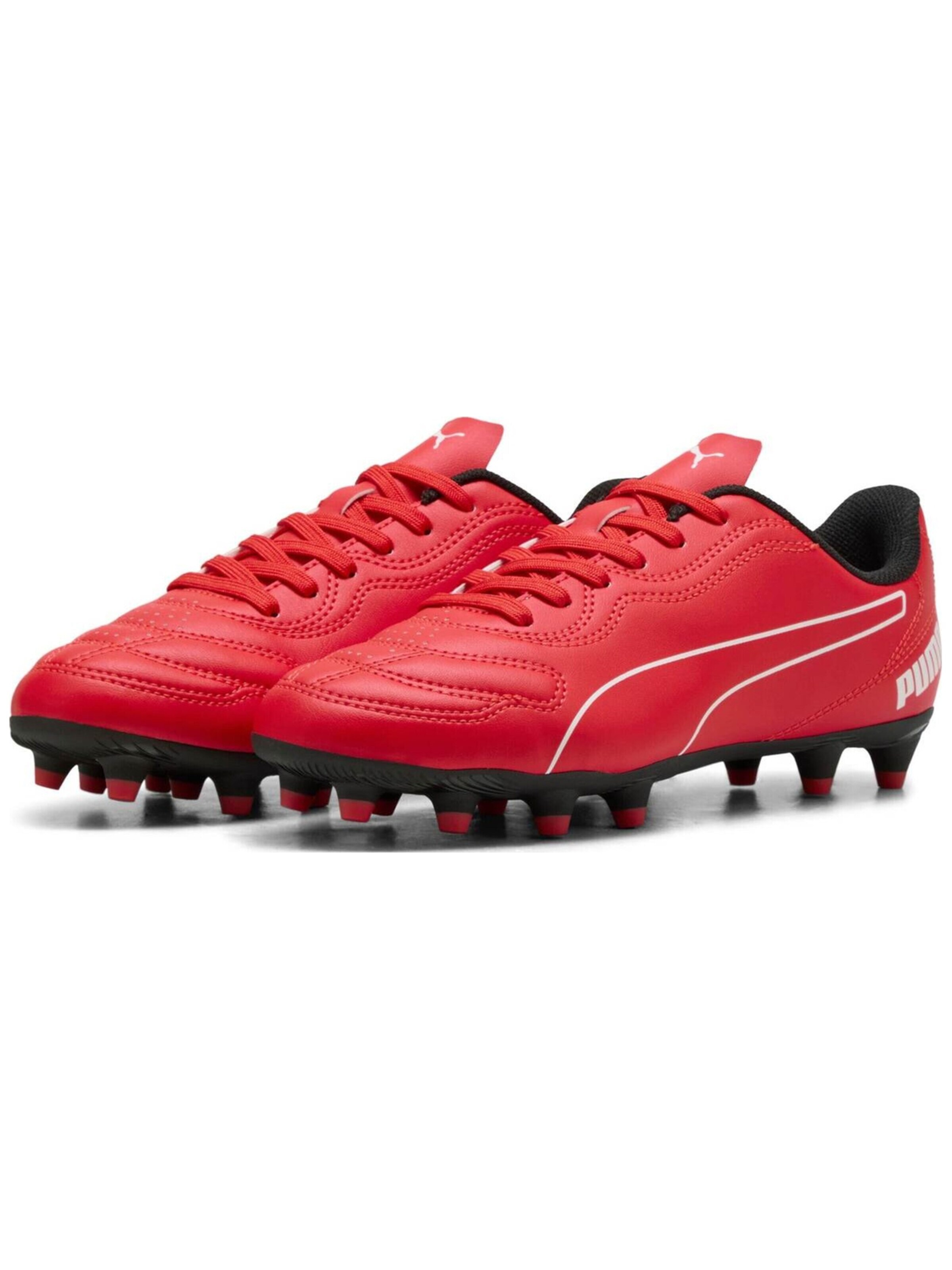 Scarpa da calcio 'Puma Classico Fg Jr' di PUMA in rosso