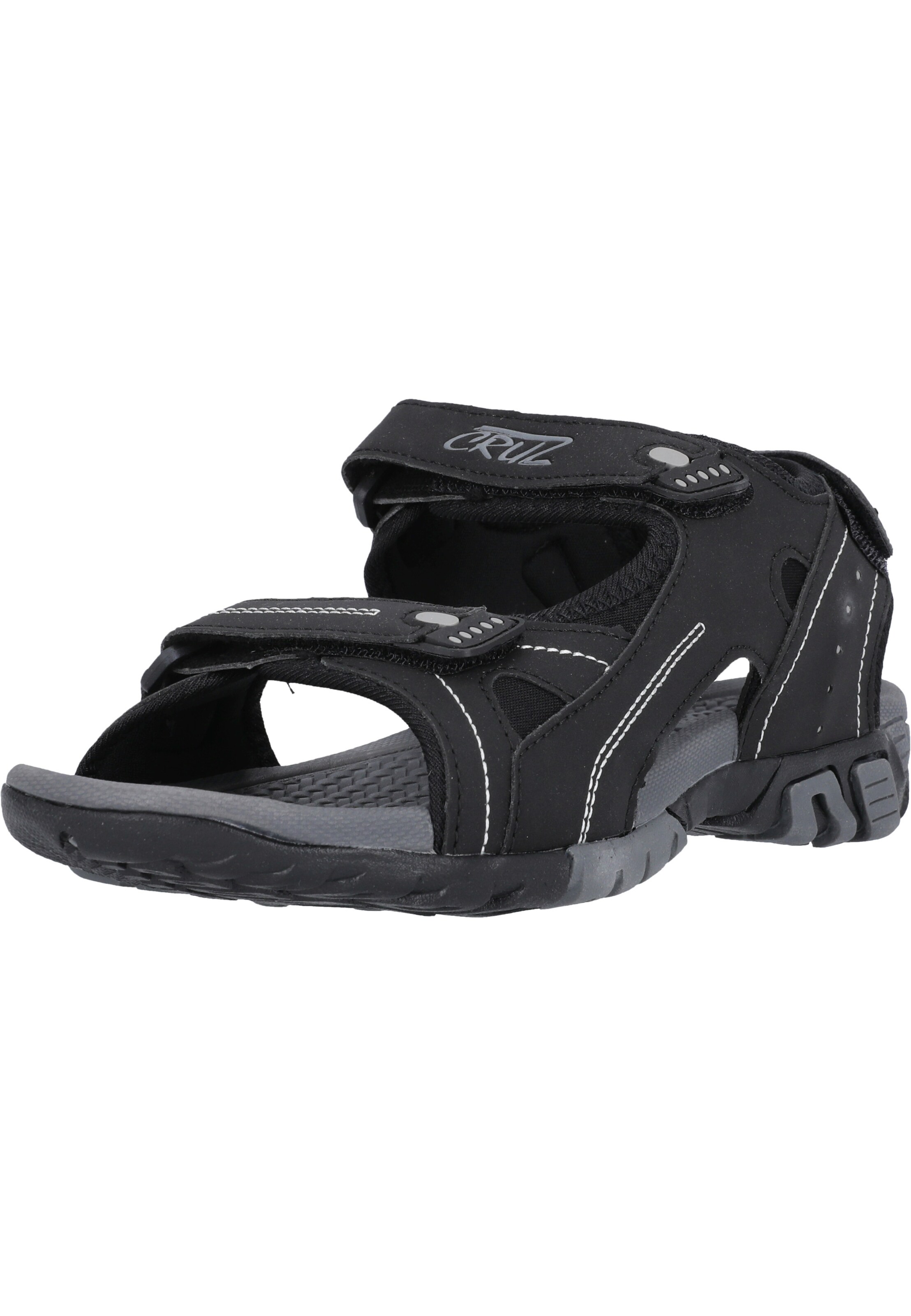 Cruz Sandalen 'Mexico' in Zwart: voorkant