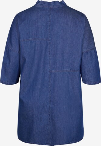 Zizzi Kimono 'Jamina' in Blue