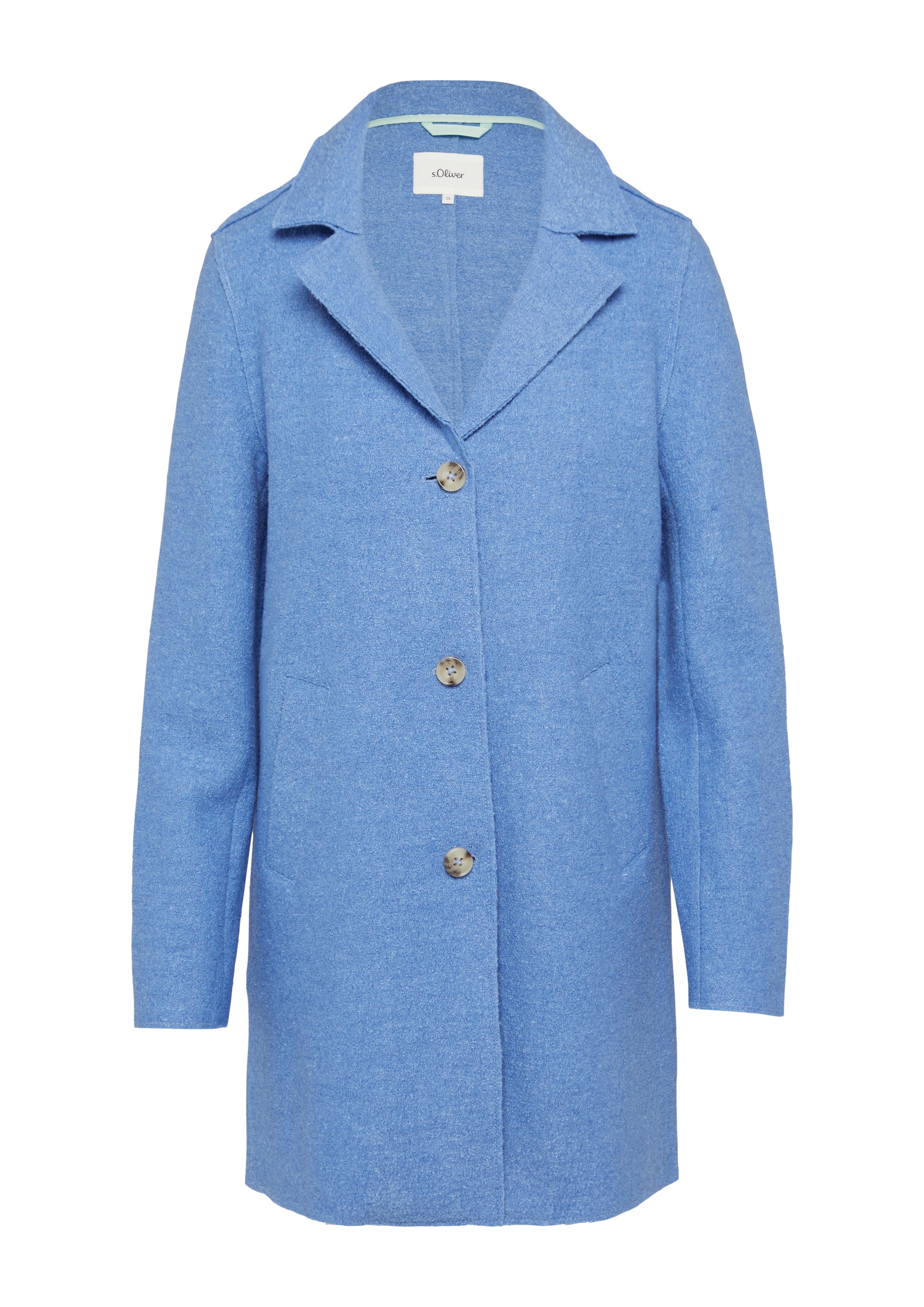 Manteau mi-saison s.Oliver en bleu : devant