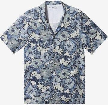 MANGO MAN Regular fit Overhemd 'Lucena' in Blauw: voorkant