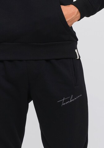 Tom Barron Jogginganzug mit Label-Print in Schwarz