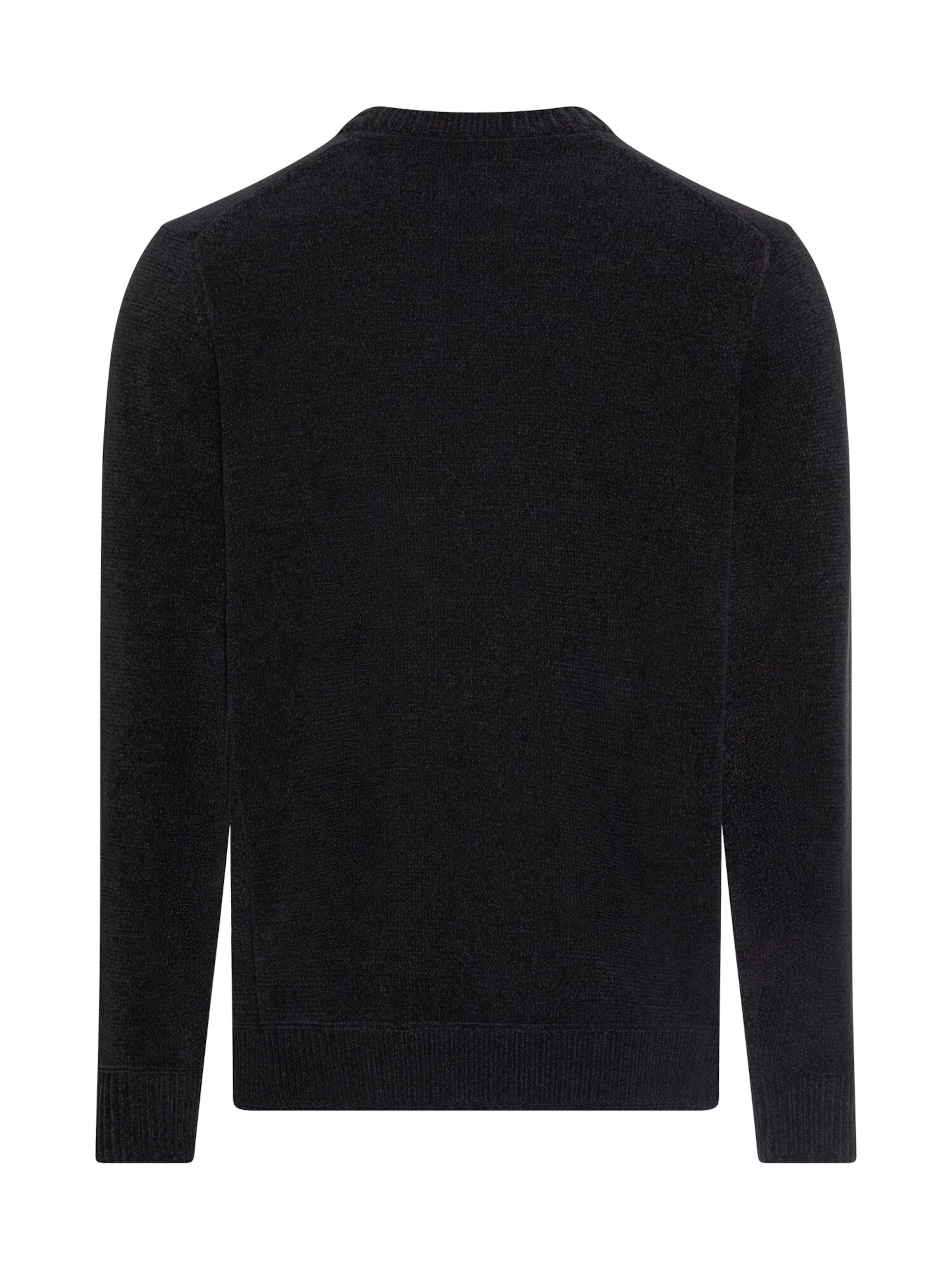CAMEL ACTIVE Pullover mit seitlichem Strick-Einsatz in Blau