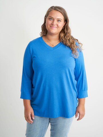 ADIA fashion 3/4-Arm-Shirt 'Libby' in Blau: predná strana